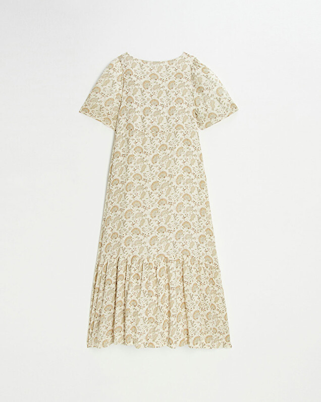 Long dress Indian flower print  Natalys