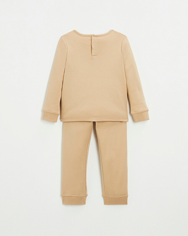 2-piece cotton pajamas Camel color  Natalys