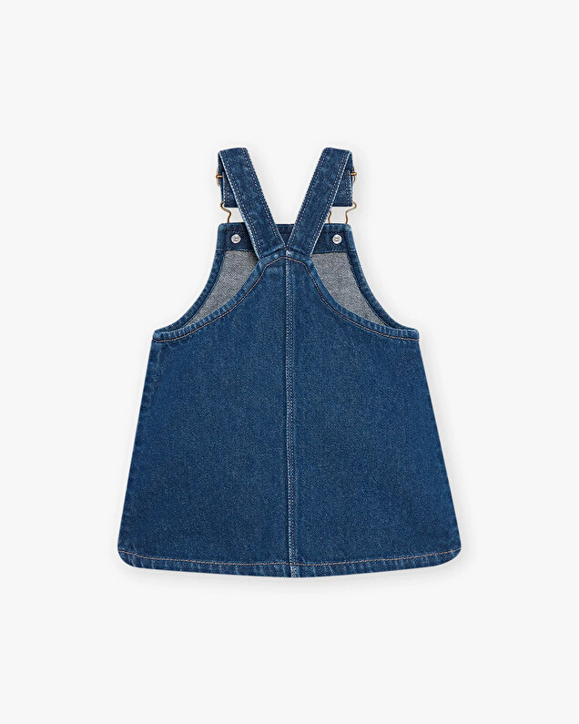 Denim overall dress Blue color  Natalys