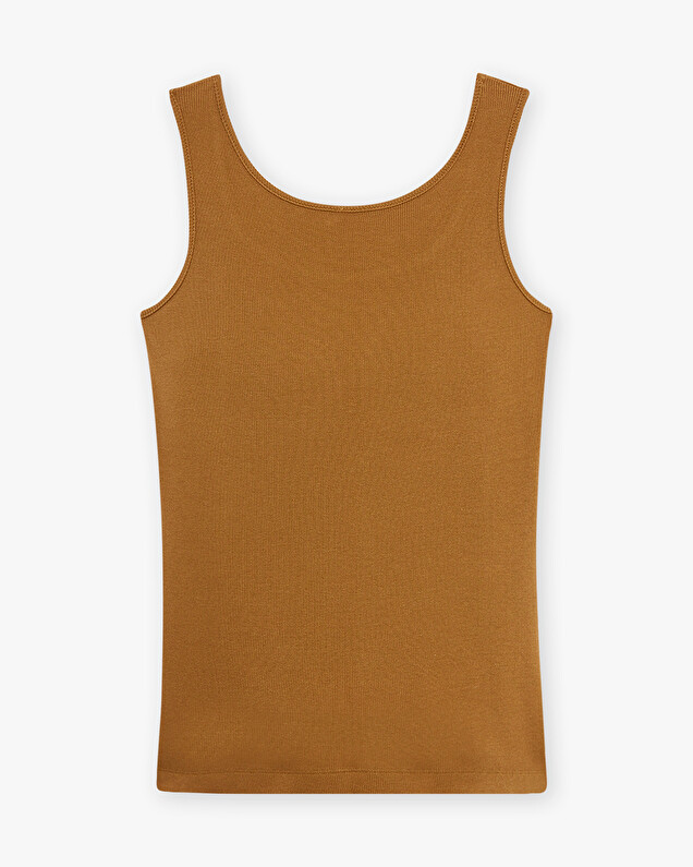 Camel tank top Camel color  Natalys