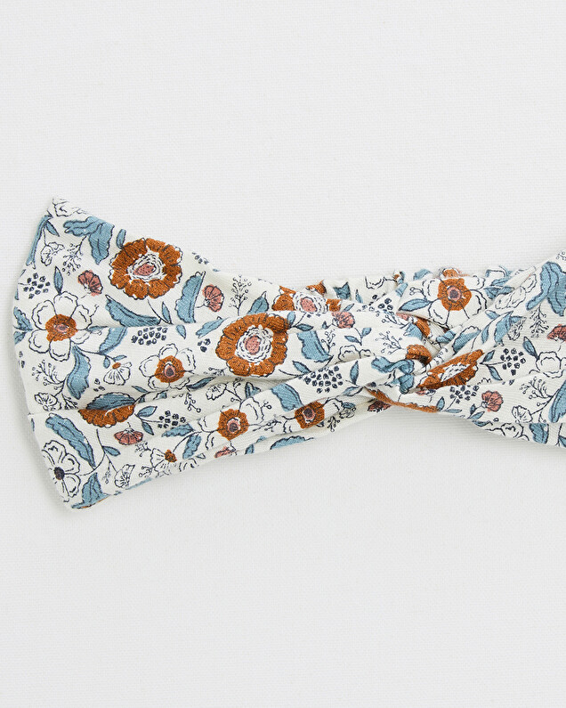 Printed headband Folk flower print  Natalys