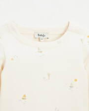 Long sleeve bodysuit Marine print  Natalys