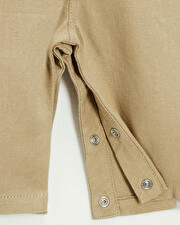 Cotton canvas overalls Light khaki color  Natalys