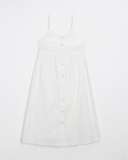 Crepe dress Ecru color  Natalys