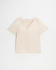Short sleeve blouse Pale pink color  Natalys