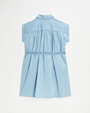 Denim maternity dress Light blue color  Natalys