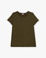 Khaki t-shirt Khaki color  Natalys