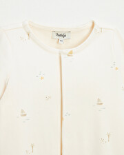 Cotton sleepsuit Marine print  Natalys