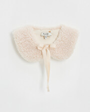 Faux fur collar Beige color  Natalys