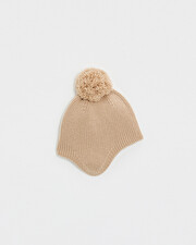 Merino wool hat Camel color  Natalys