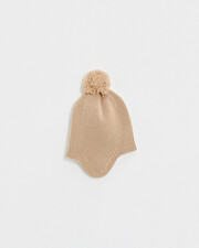 Merino wool hat Camel color  Natalys