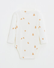 Printed long-sleeved bodysuit Cookie print  Natalys