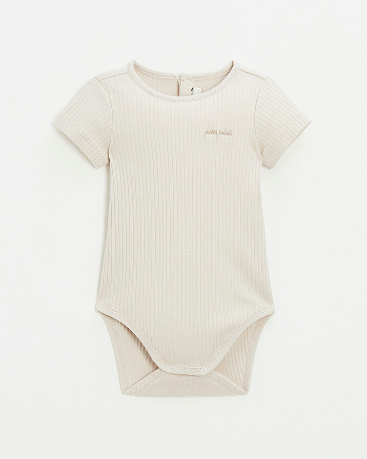 Short sleeve bodysuit Natural color  Natalys