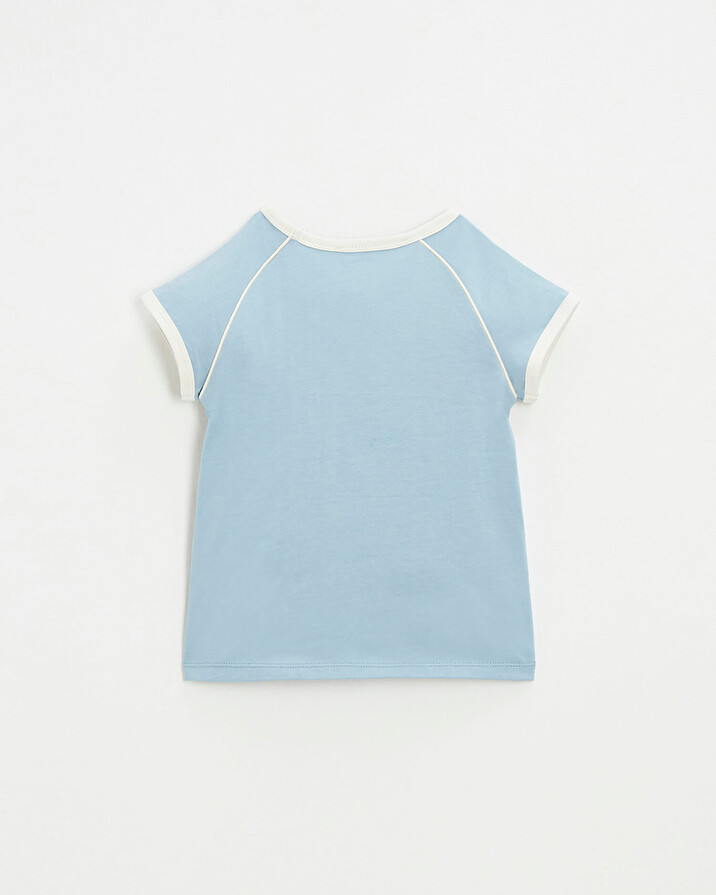 Short sleeve t-shirt Blue grey color  Natalys