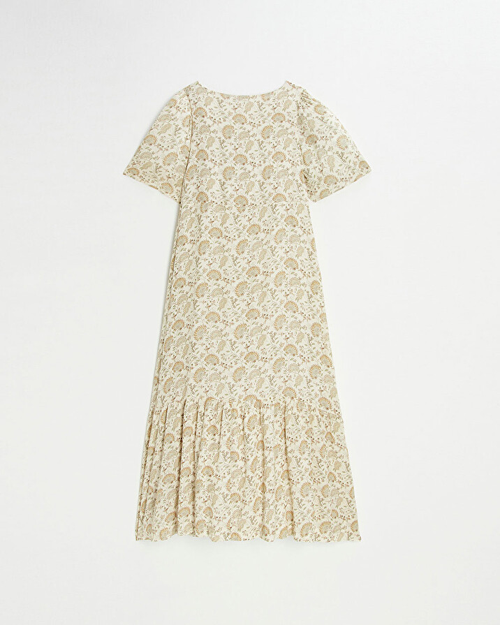 Long dress Indian flower print  Natalys