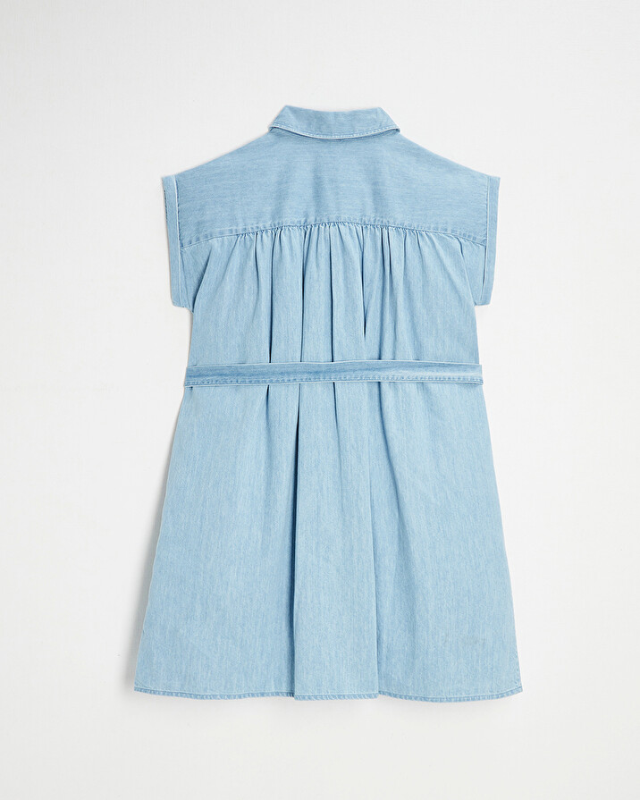 Denim maternity dress Light blue color  Natalys