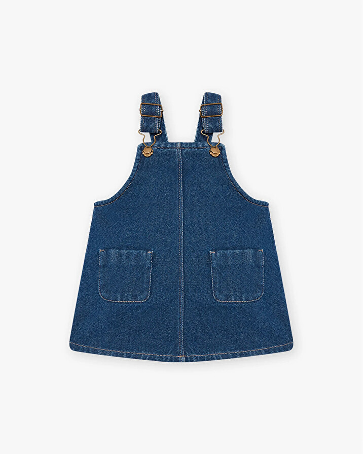Denim overall dress Blue color  Natalys
