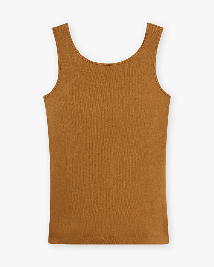 Camel tank top Camel color  Natalys