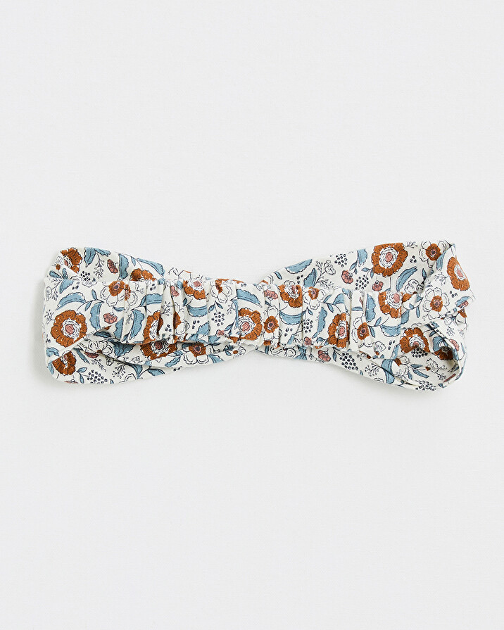 Printed headband Folk flower print  Natalys
