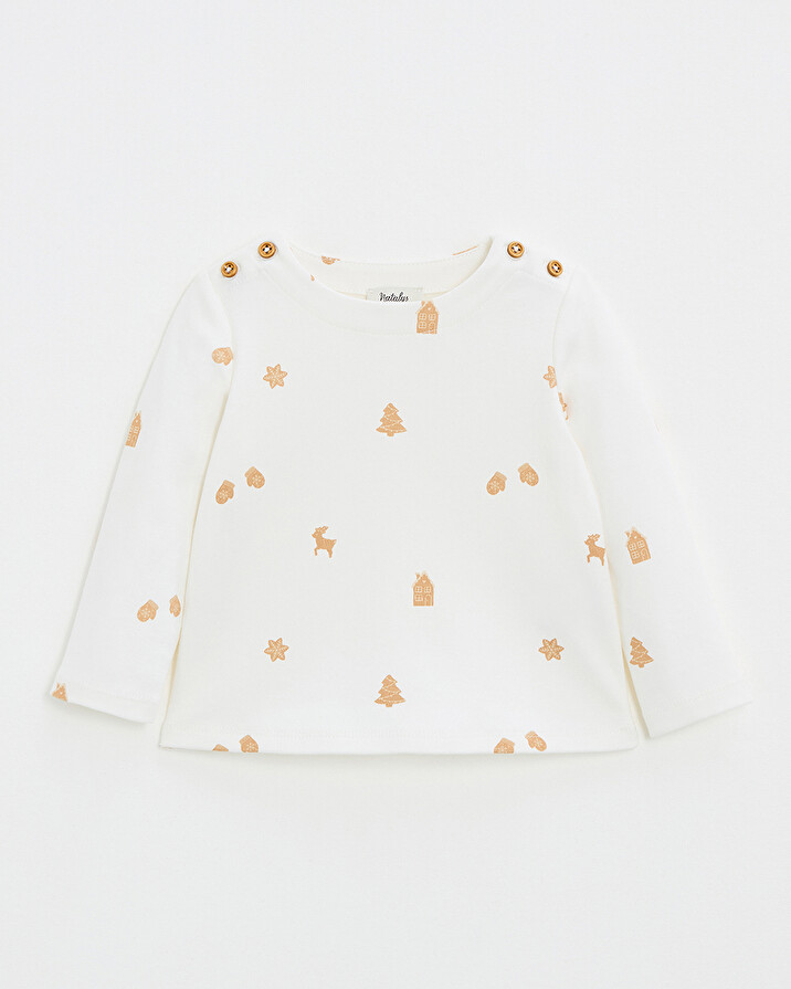 Printed long-sleeved t-shirt Cookie print  Natalys