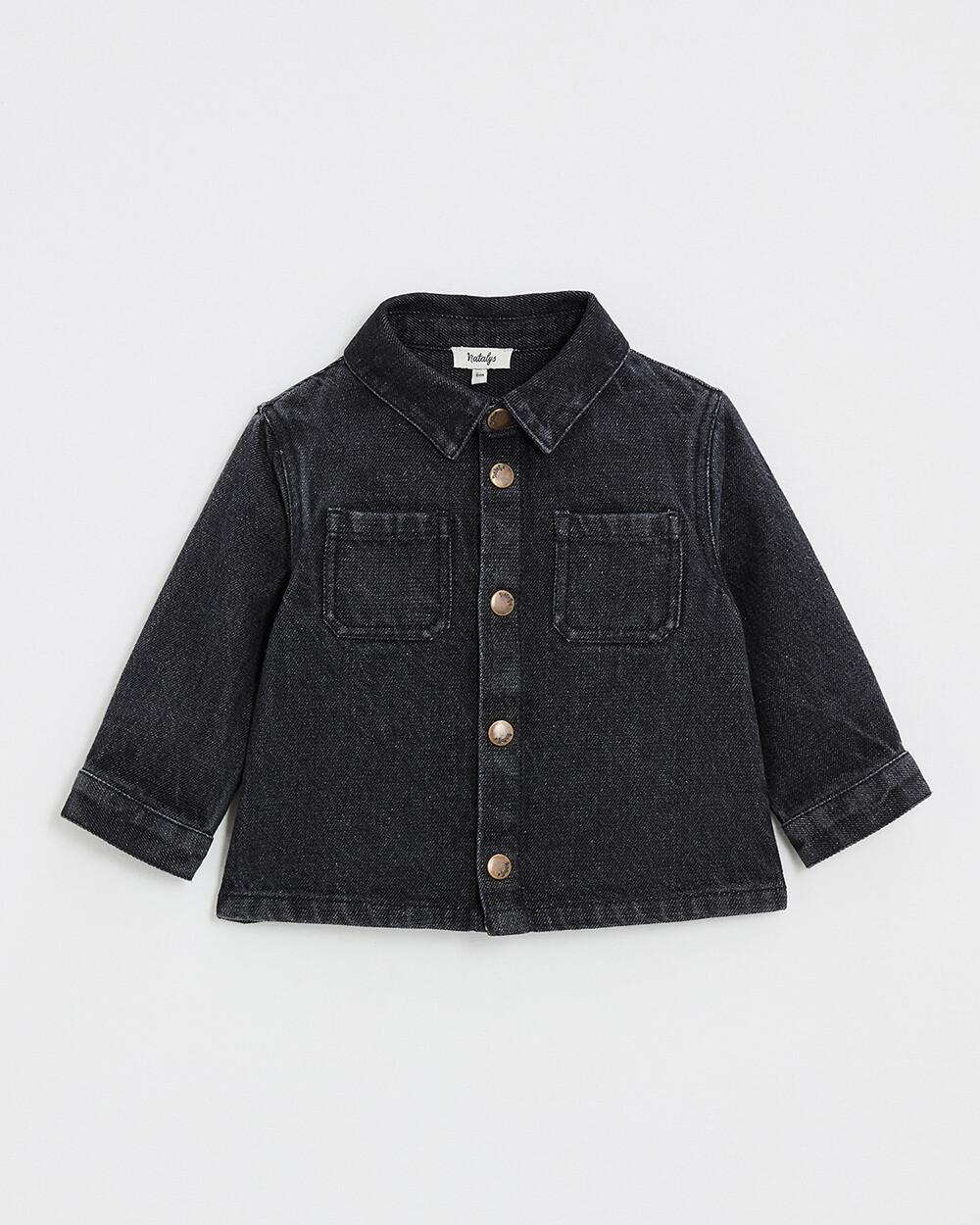 Denim shirt Charcoal gray color  Natalys