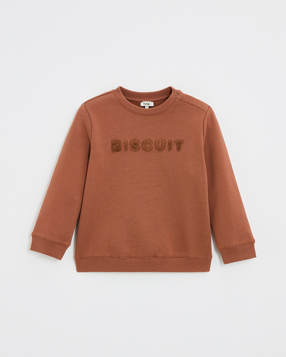 Animated fleece sweatshirt Brick color  Natalys