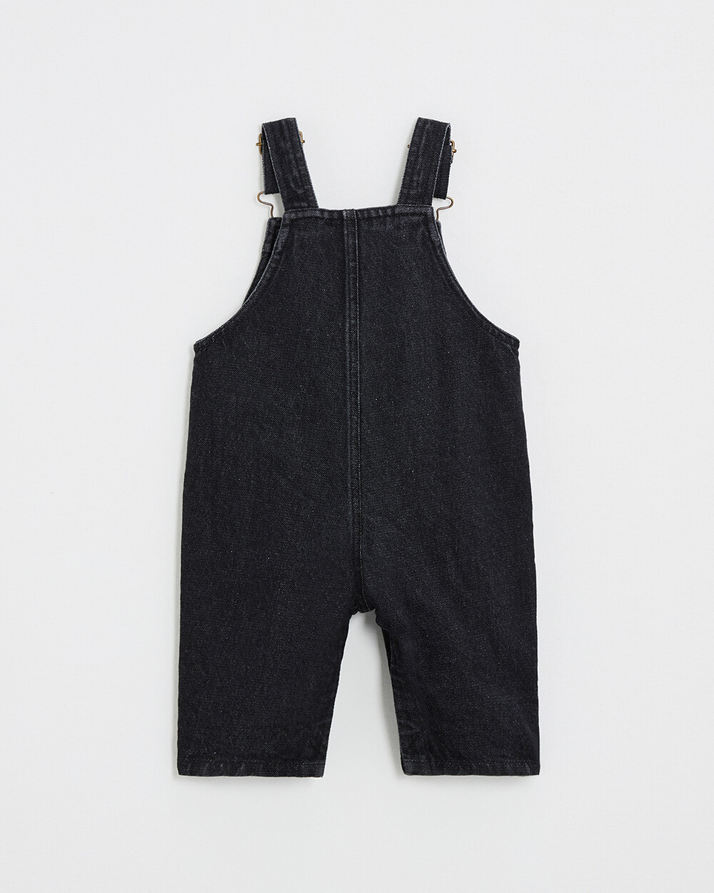 Long denim overalls Charcoal gray color  Natalys