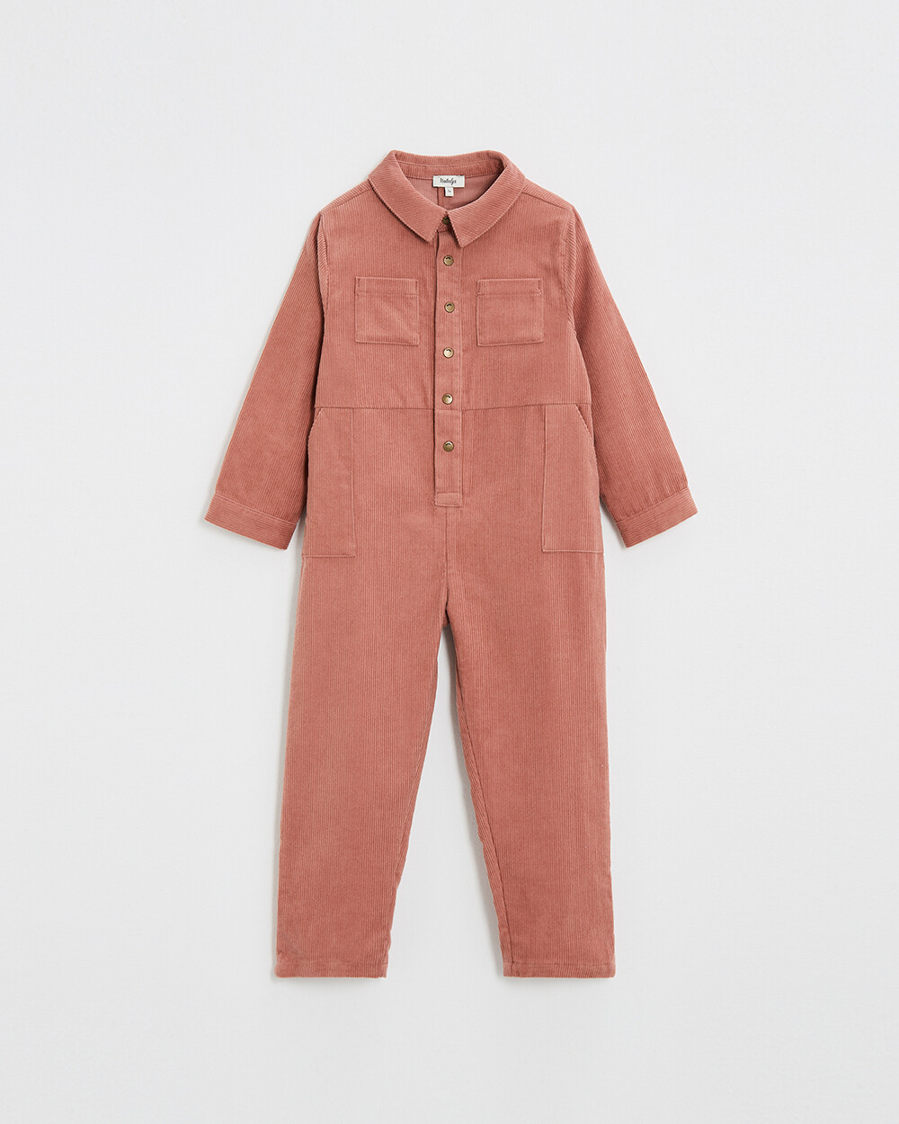 Velvet jumpsuit Begonia pink colors  Natalys