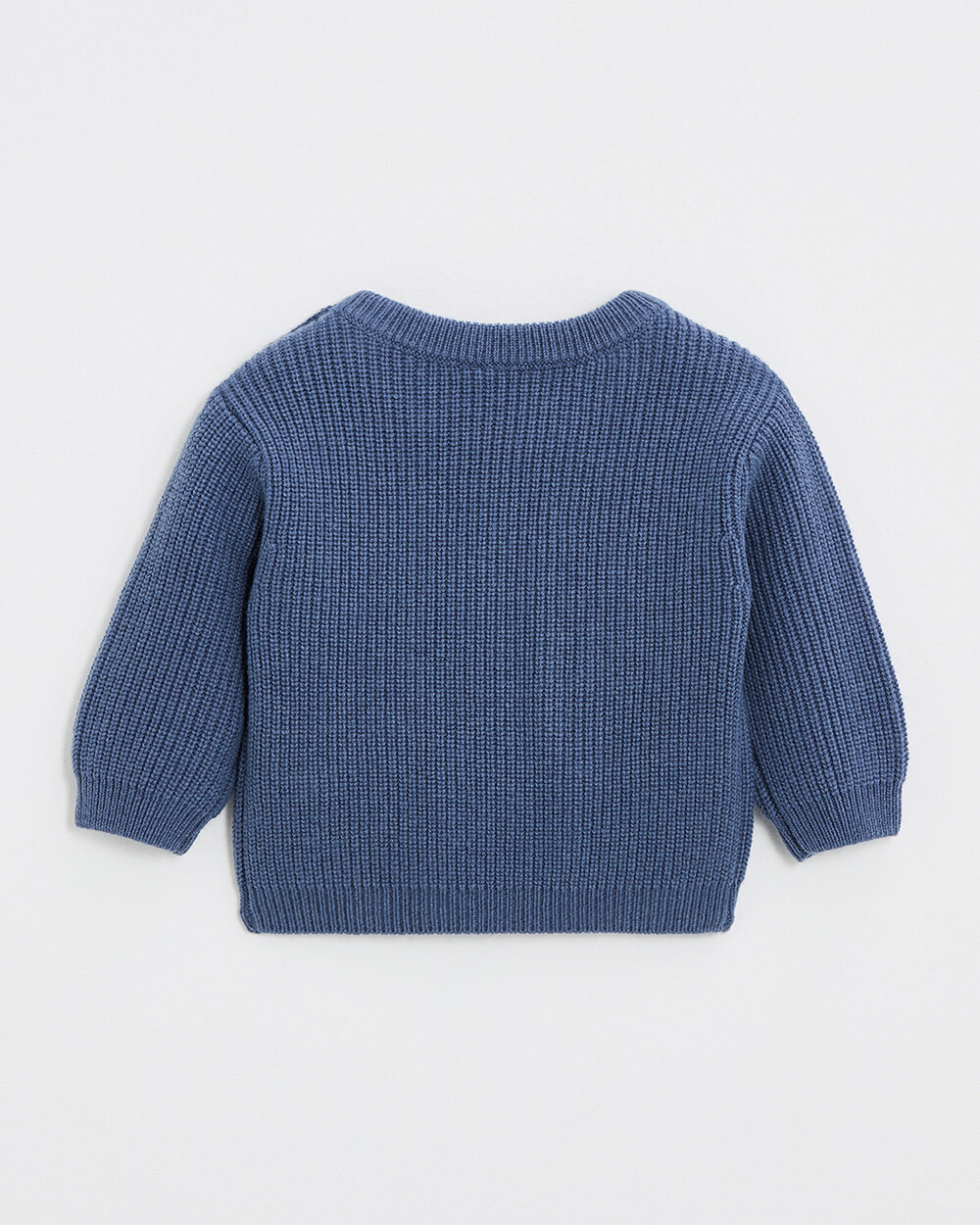 Fancy knit sweater Night blue color  Natalys