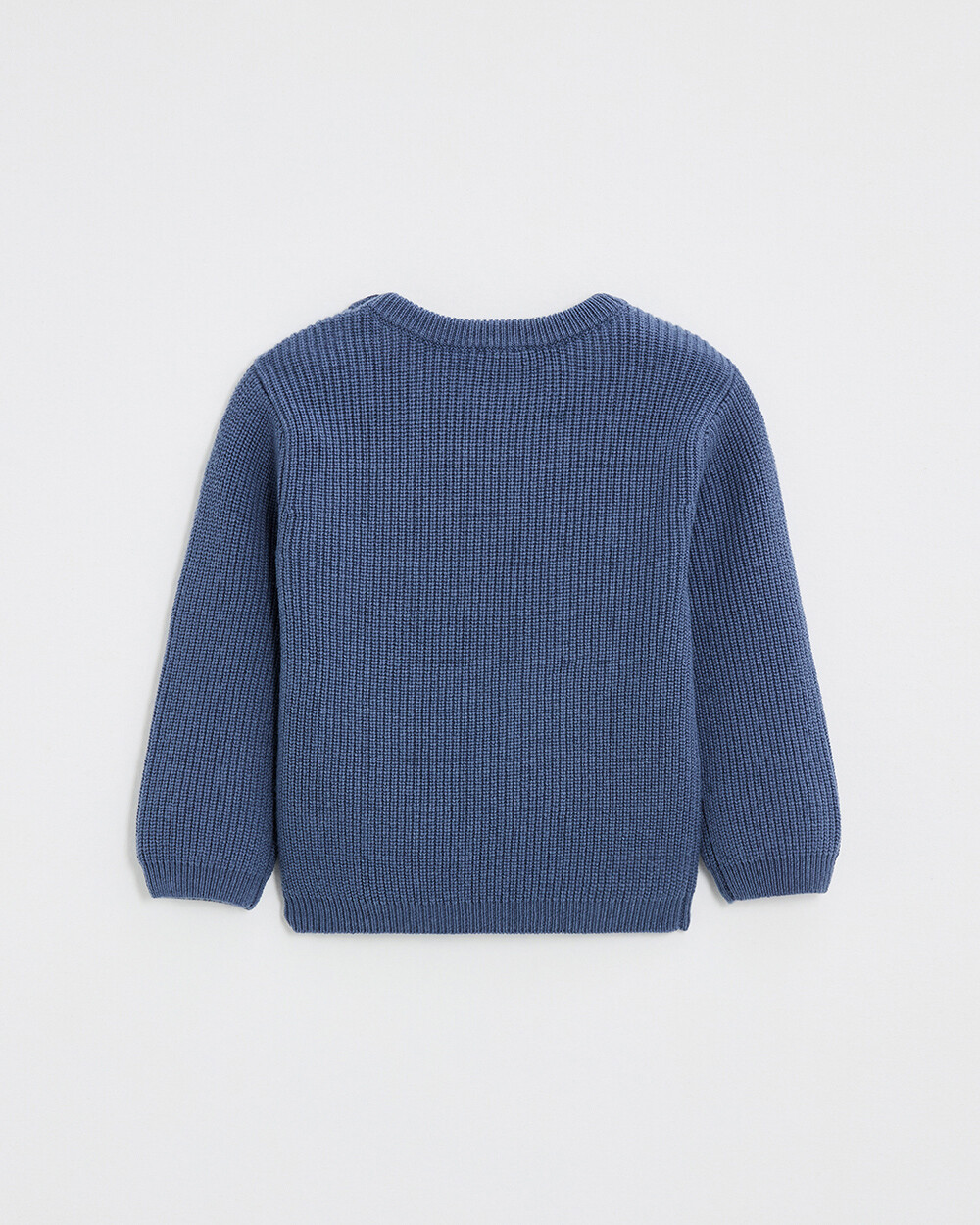 Fancy knit sweater Night blue color  Natalys