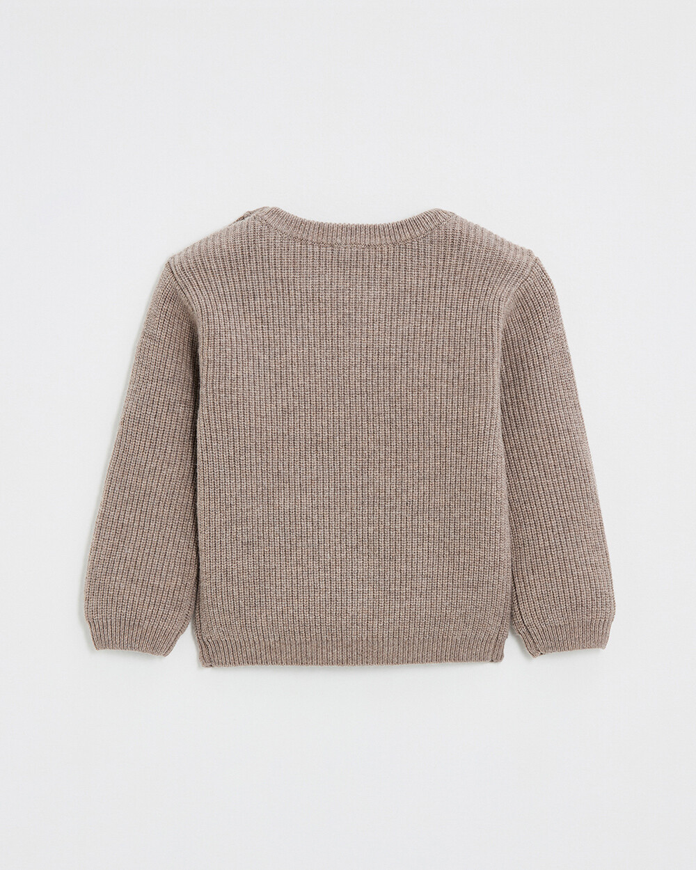 Fancy knit sweater Mocha color  Natalys