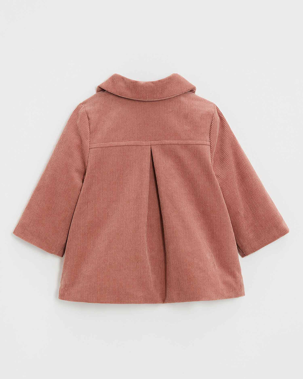 Corduroy coat Begonia pink colors  Natalys