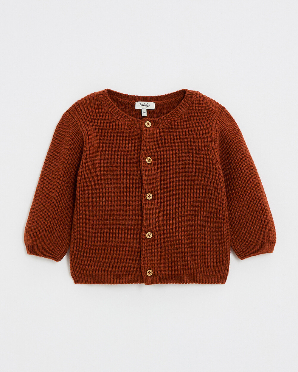 Merino wool vest Rust color  Natalys