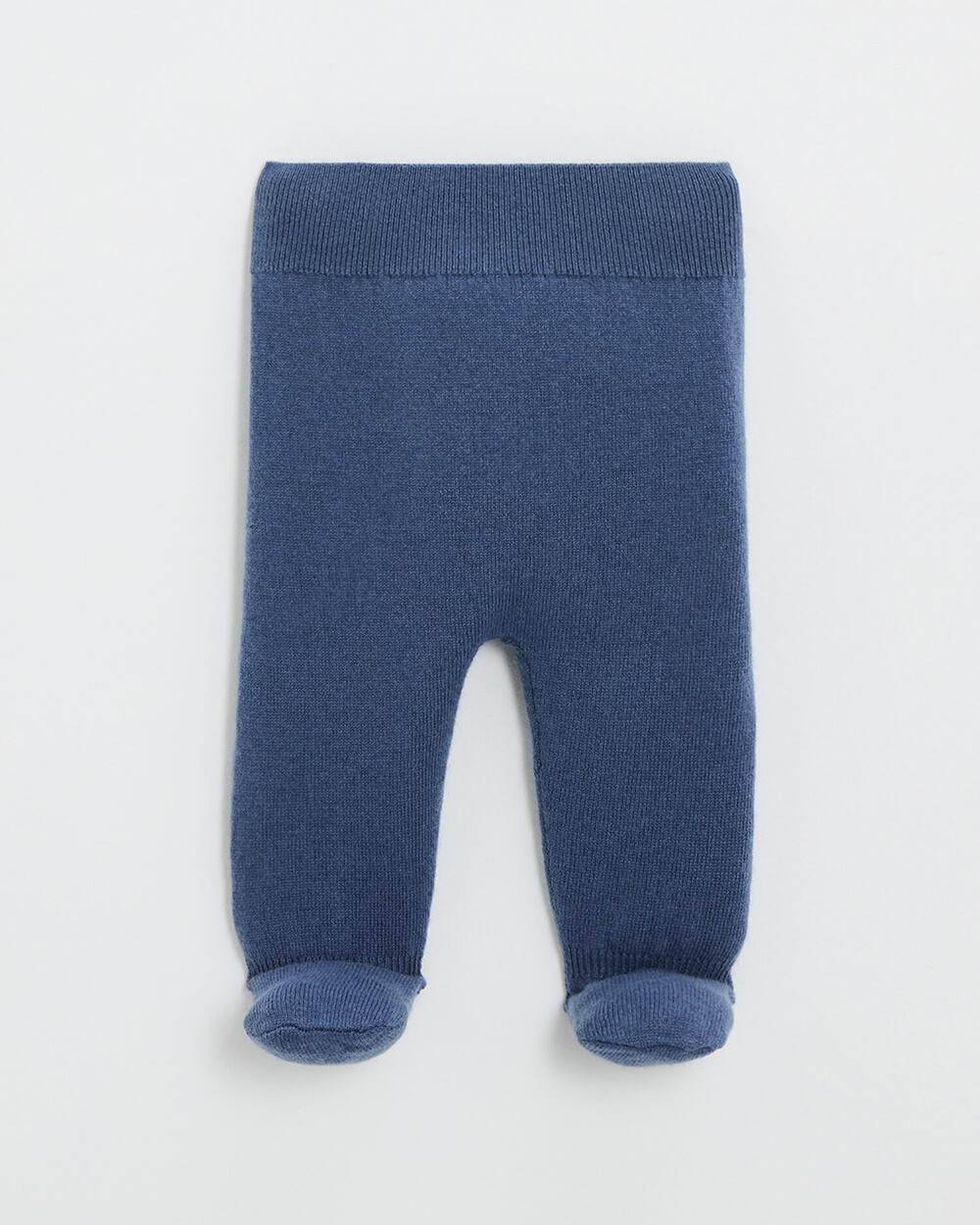 Embroidered Merino wool set Blue color  Natalys