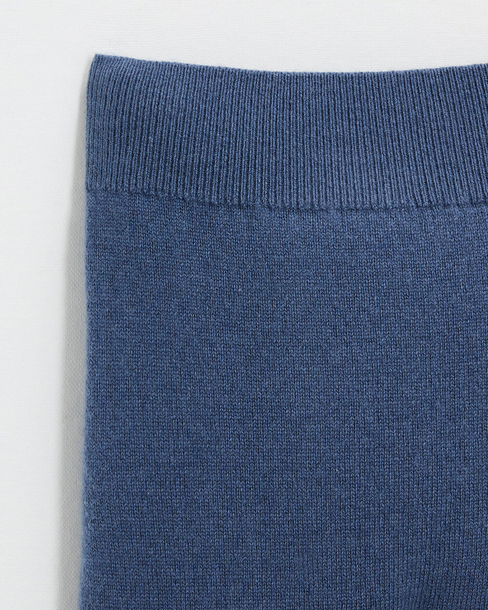 Embroidered Merino wool set Blue color  Natalys