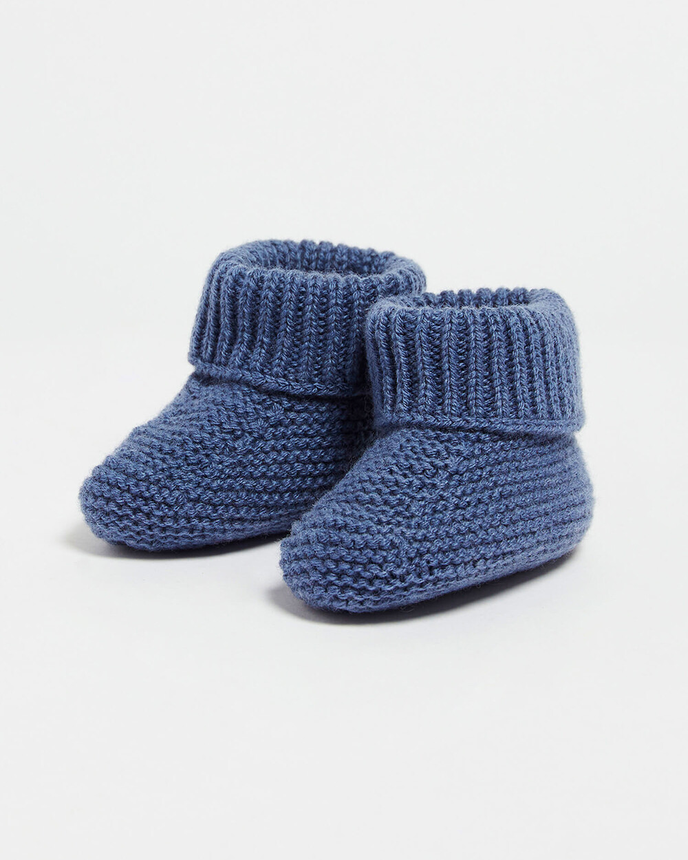 Merino wool slippers Blue color  Natalys