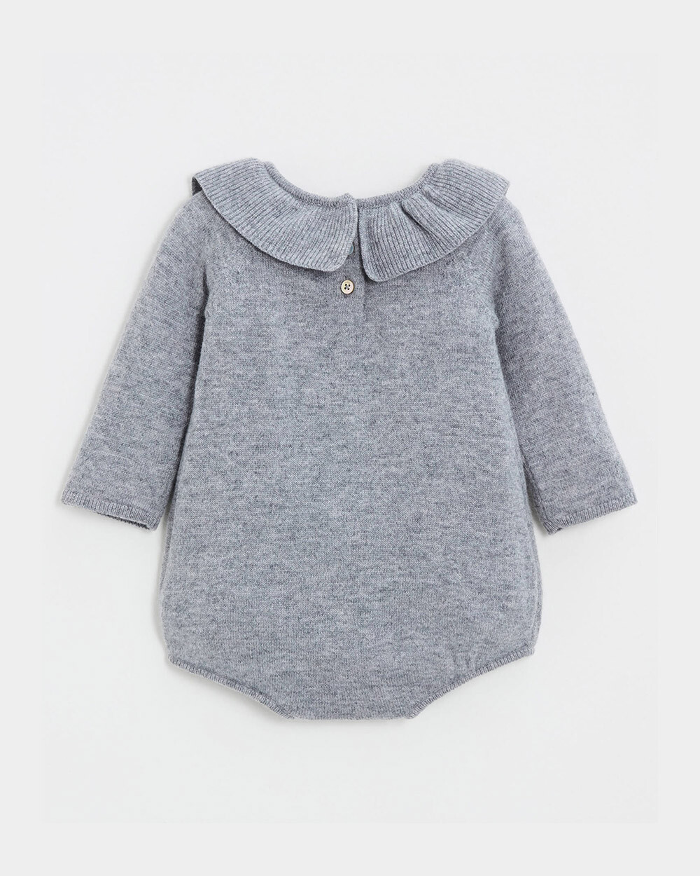Merino wool romper Grey color  Natalys