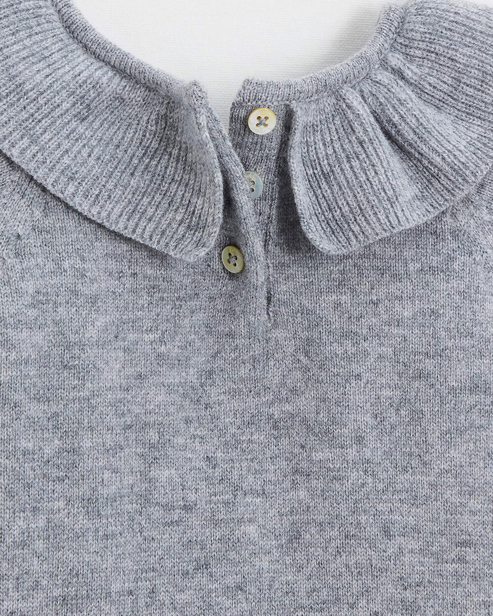 Merino wool romper Grey color  Natalys