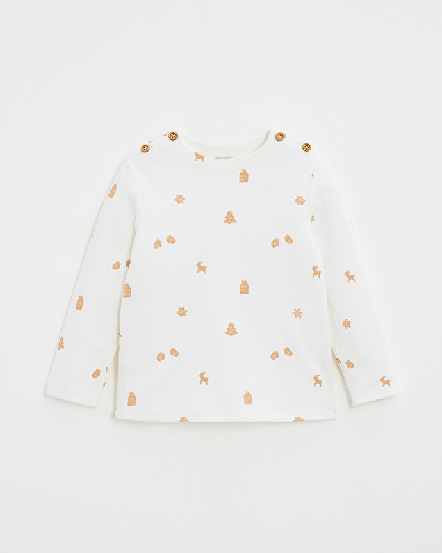 Printed long-sleeved t-shirt Cookie print Natalys