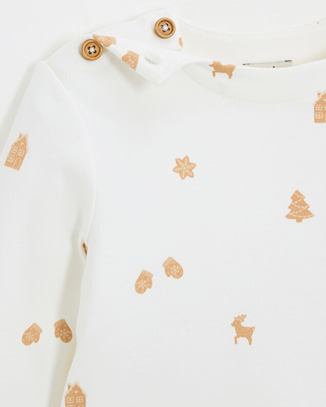 Printed long-sleeved t-shirt Cookie print Natalys