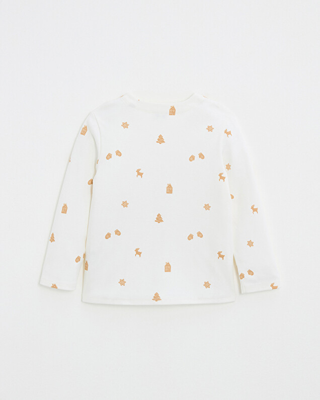 Printed long-sleeved t-shirt Cookie print Natalys