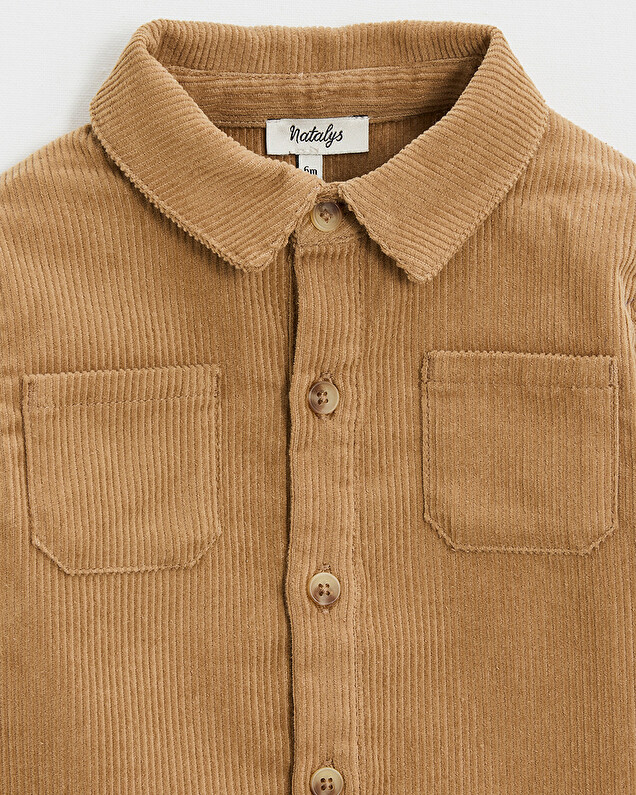 Corduroy shirt Caramel color  Natalys