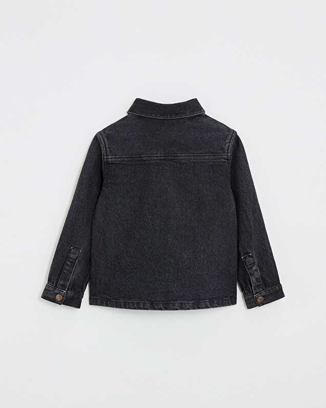 Denim shirt Charcoal gray color Natalys