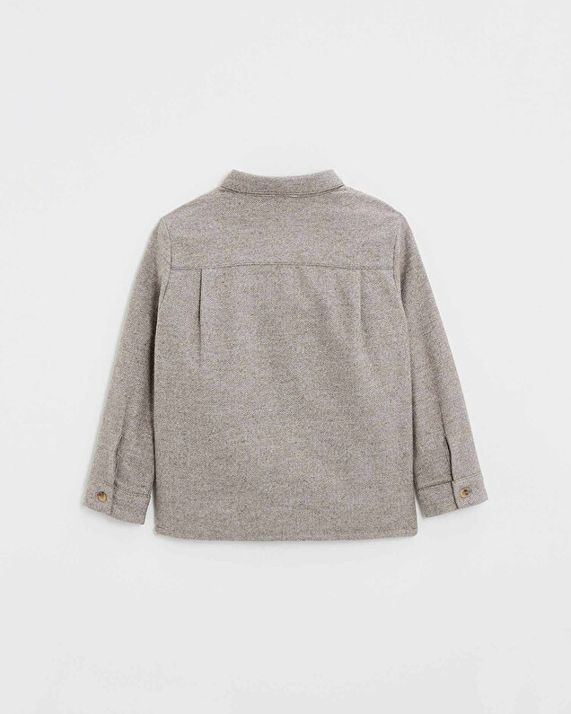 Flannel shirt Beige color  Natalys