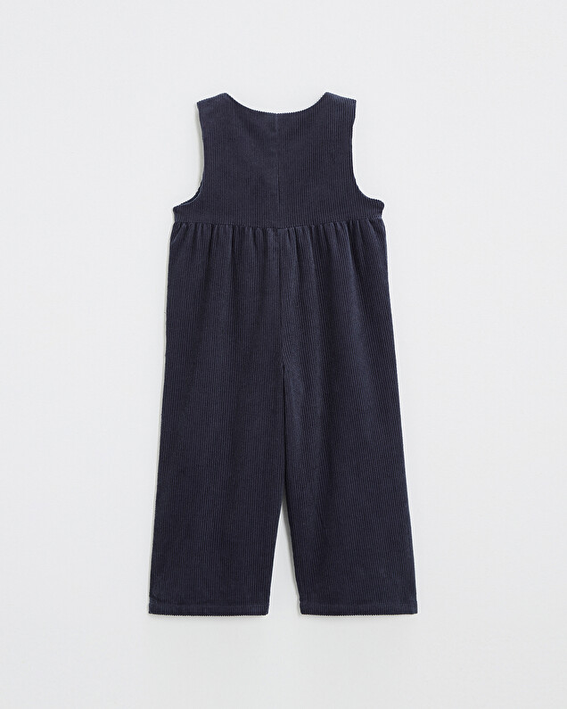 Velvet jumpsuit Night blue color Natalys