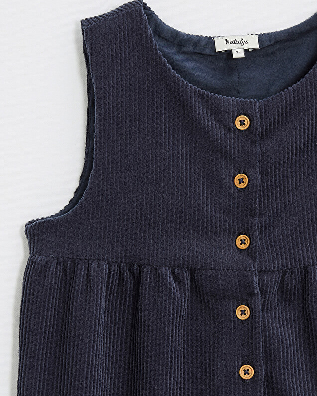Velvet jumpsuit Night blue color Natalys