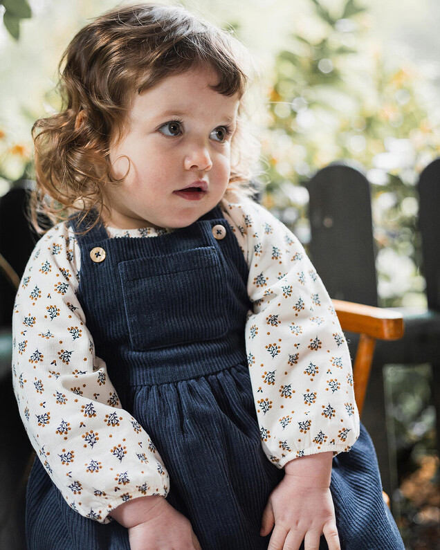 Velvet blouse Gold button print  Natalys