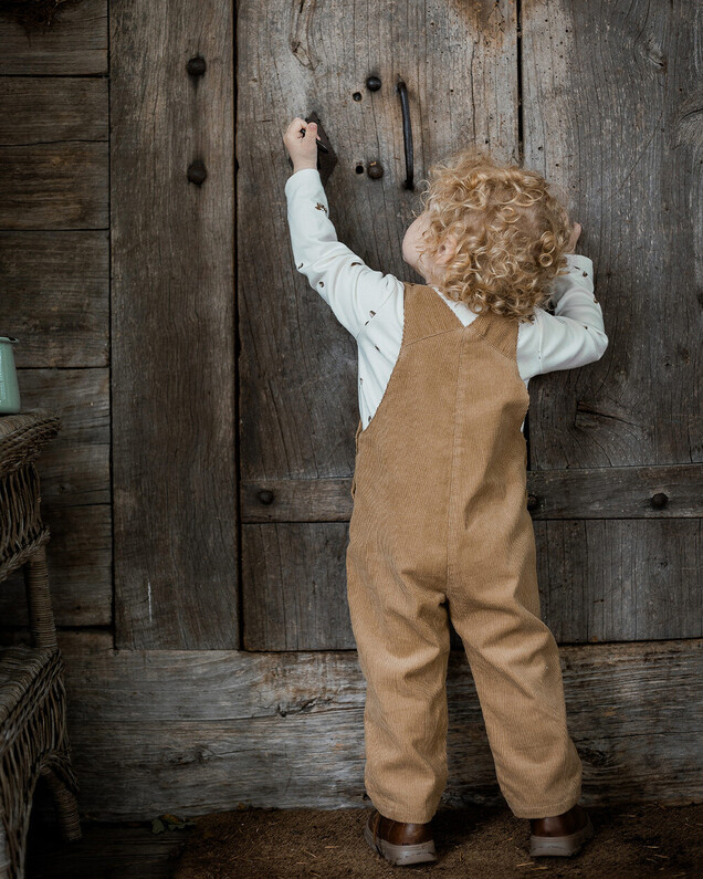 Corduroy overalls Caramel color  Natalys
