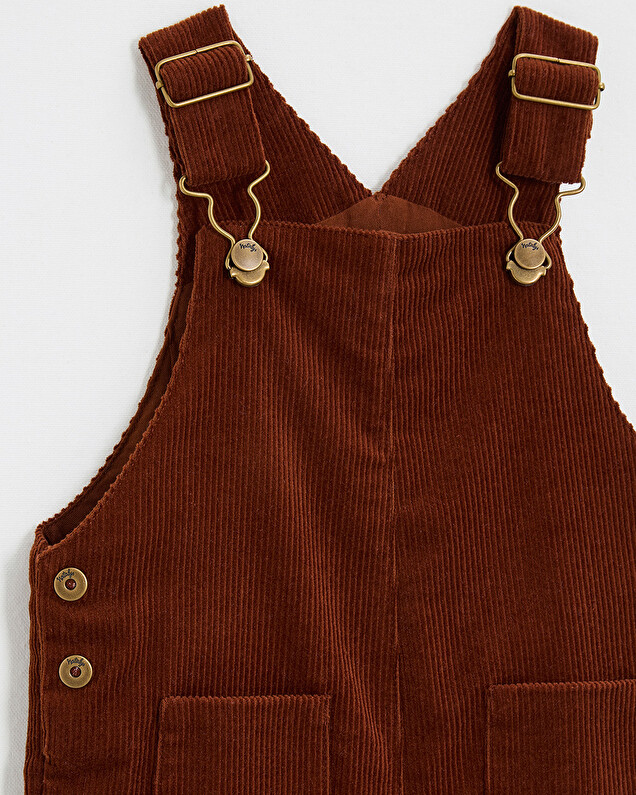 Corduroy overalls Brick color  Natalys