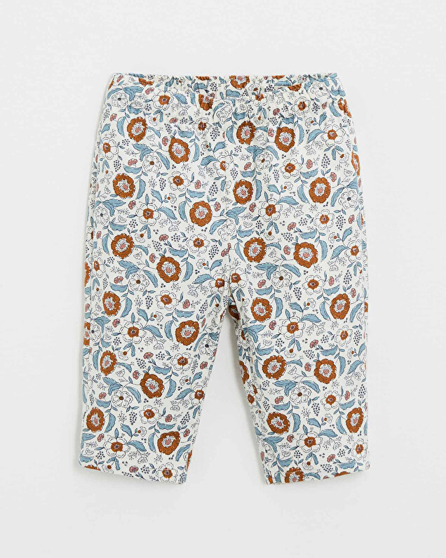 Two-piece printed pajamas Folk flower print  Natalys